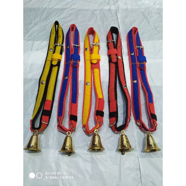 kalung pedet/sapi kecil + lonceng besar