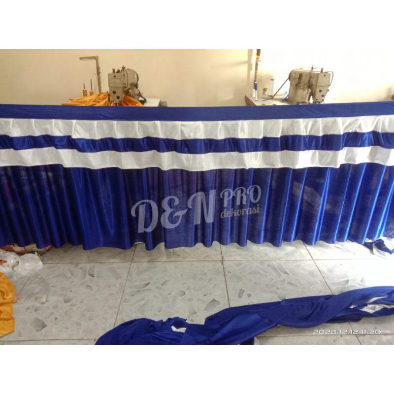 skirting meja/rempel meja prasmanan & catering