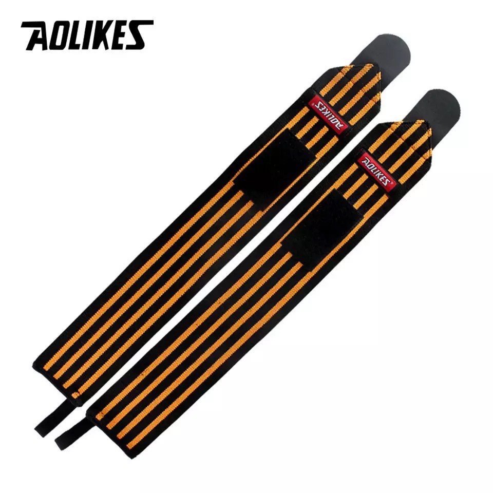 AOLIKES 1539 4 Stripe Wrist Support / Wristband / Wrist Wrap - Deker Pelindung Pergelangan Tangan