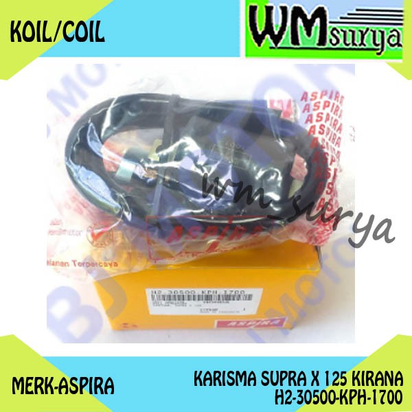 COIL,KUIL MOTOR HONDA KARISMA,KIRANA, SUPRA X 125