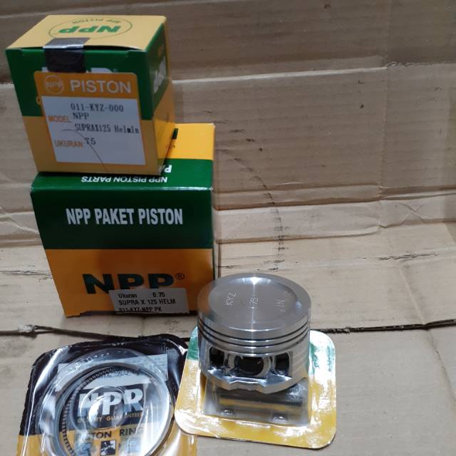 Piston kit supra x 125 helm in oversize 75 npp