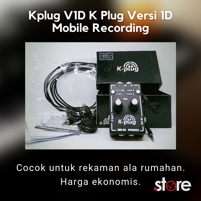 Ramadhan Sale-Kplug V1D K Plug Versi 1D Mobile Recording Audio Interface Soundcard