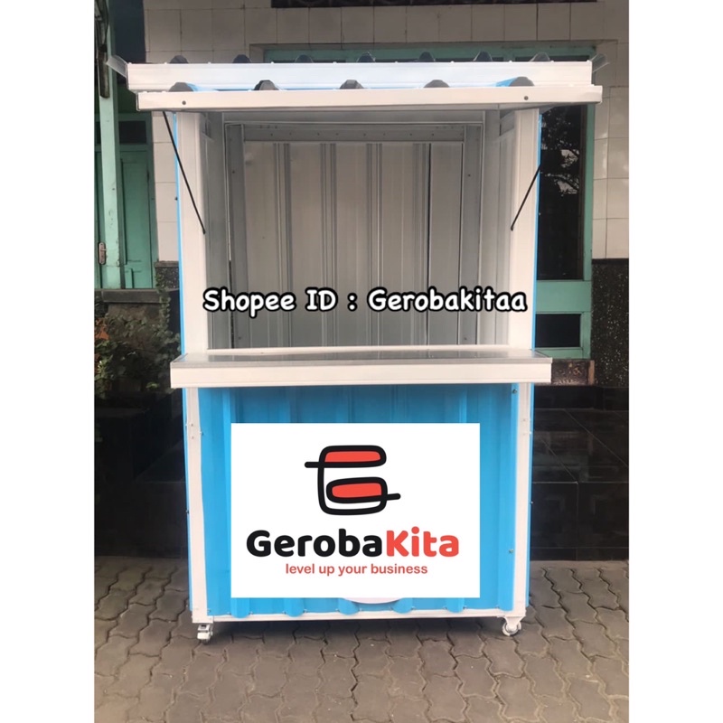 Booth semi kontainer / gerobak semi / semi kontainer murah
