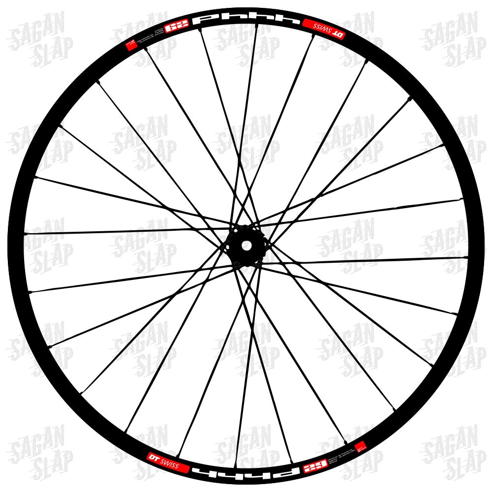 Stiker DT SWISS 444d Lebar Sticker 1.2 cm Decal rim mtb downhill roadbike 26 27.5 29 700c