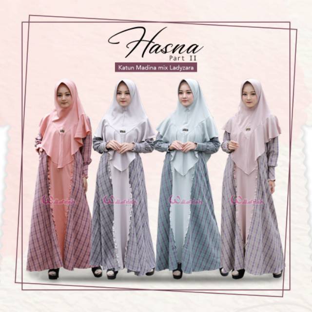 Hasna 2 Gamis Set by Wardah