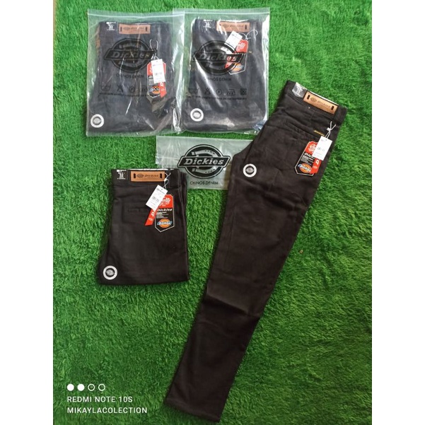 Celana Chino Pria Hitam Panjang Distro Dickies