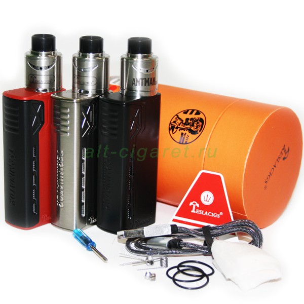 Vape Tesla Terminator Kit 90 W Rda Antman Vaping Vapor Starter Kit Shopee Indonesia