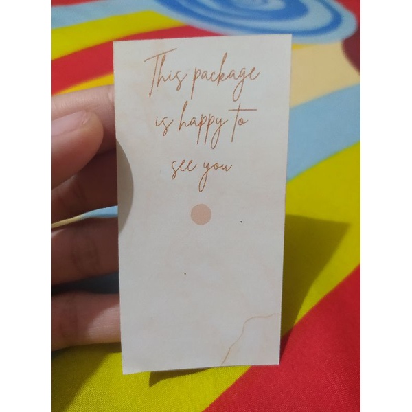 

Sticker This Package Is Happy To See You