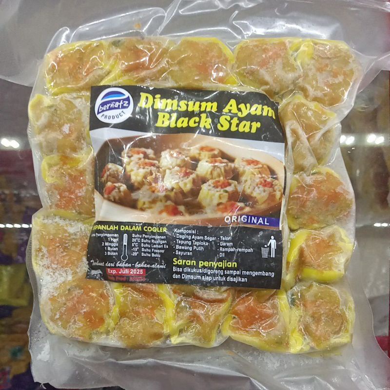 Dimsum Ayam Frozen Black StarI si 25Pcs