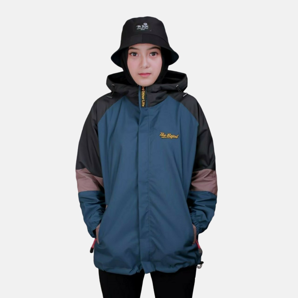 RADEN Jaket Parasut Taslan Outdoor Raglan 3D ANTI AIR - JAKET HAIKING WATERPROOF UNISEX-RG06