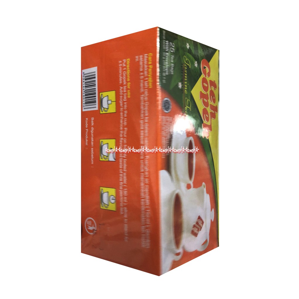 Teh Gopek Jasmine Tea 25 Tea Bag Teh Celup Aroma Melati Teh Instan