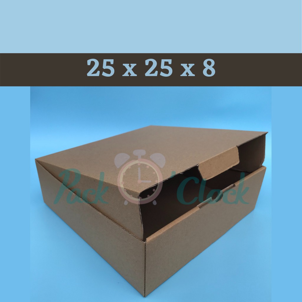 

5 PCS Kardus / Karton Box Die Cut Uk. 25 x 25 x 8 cm