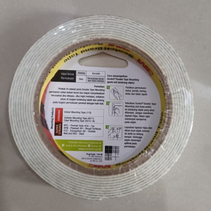 

Sale!!! Double Tape Foam Merk 3M Lebar 1.2Cm (Kawat Nyamuk Double Magnet) Hemat