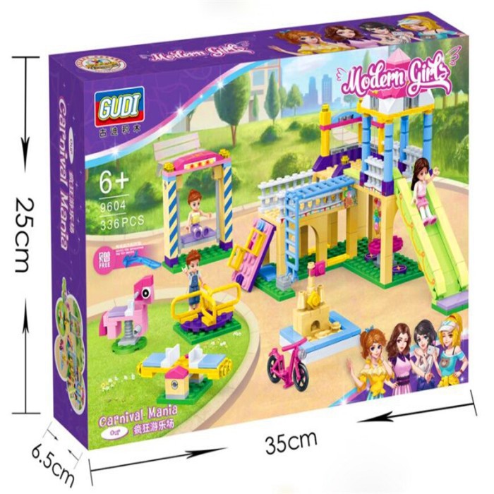 336pc carnival mania Friends LEGO compatible Playground