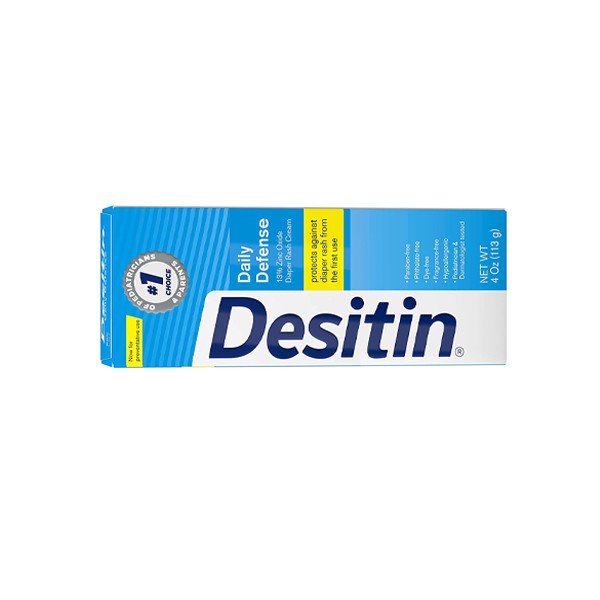 Desitin - Daily Defense Diaper Rash Cream, krim ruam popok bayi/dewasa