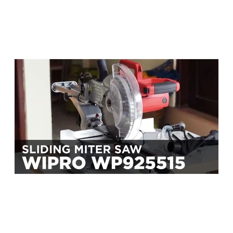 WIPRO 10 inch Mesin Miter Saw Sliding - Mitre - Gergaji Pigora