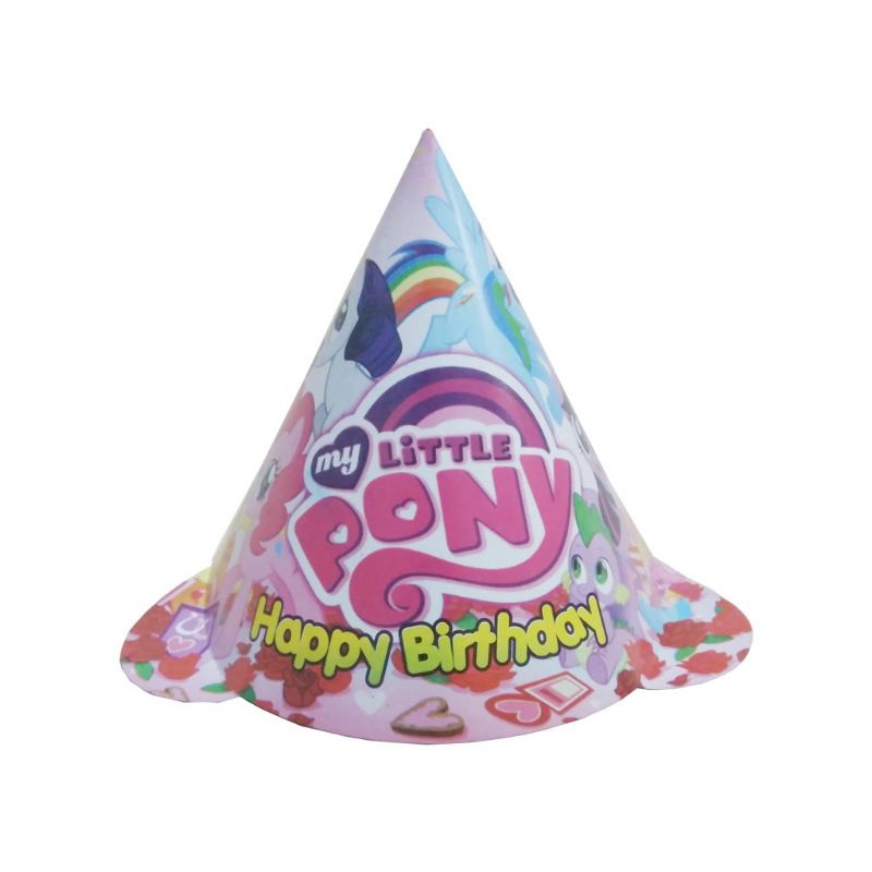 Topi Kerucut Karakter Anak / Topi Kerucut Ulang Tahun