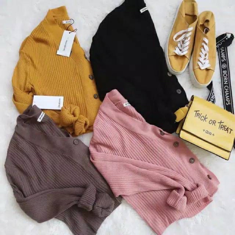 KNIT CARDI STRADI / STRADI SWEATER / CARDI CROP / WILLY CARDI