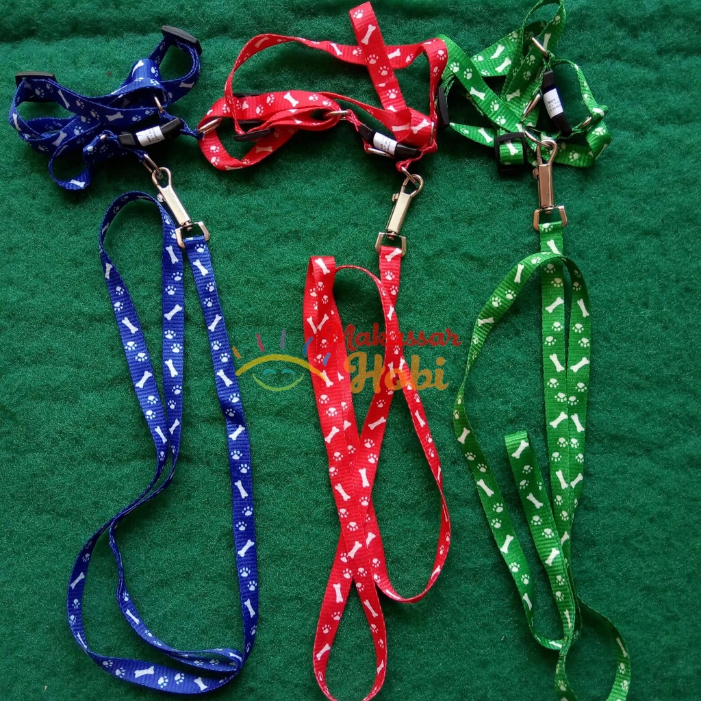 Tali Tuntun Harness M Rompi Pet Leash Adjustable Medium Kucing Anjing