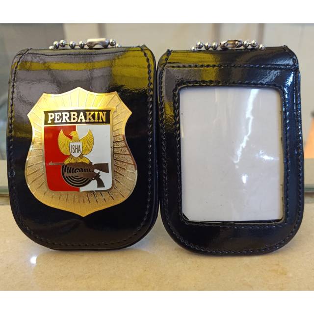 Dompet Kalung Lencana Dompet KTA PERBAKIN kulit PREMIUM
