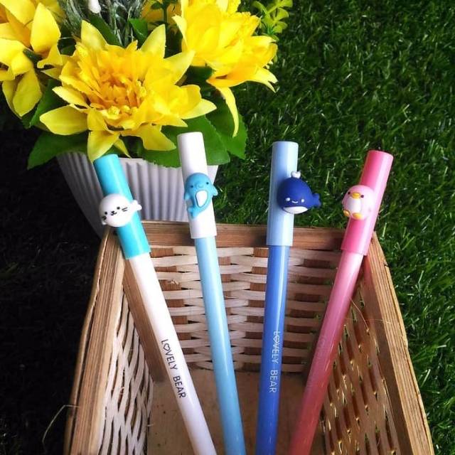 

Pulpen Gel Hapus - Lucu bahan halus tebal lancar - SEA FC 2725