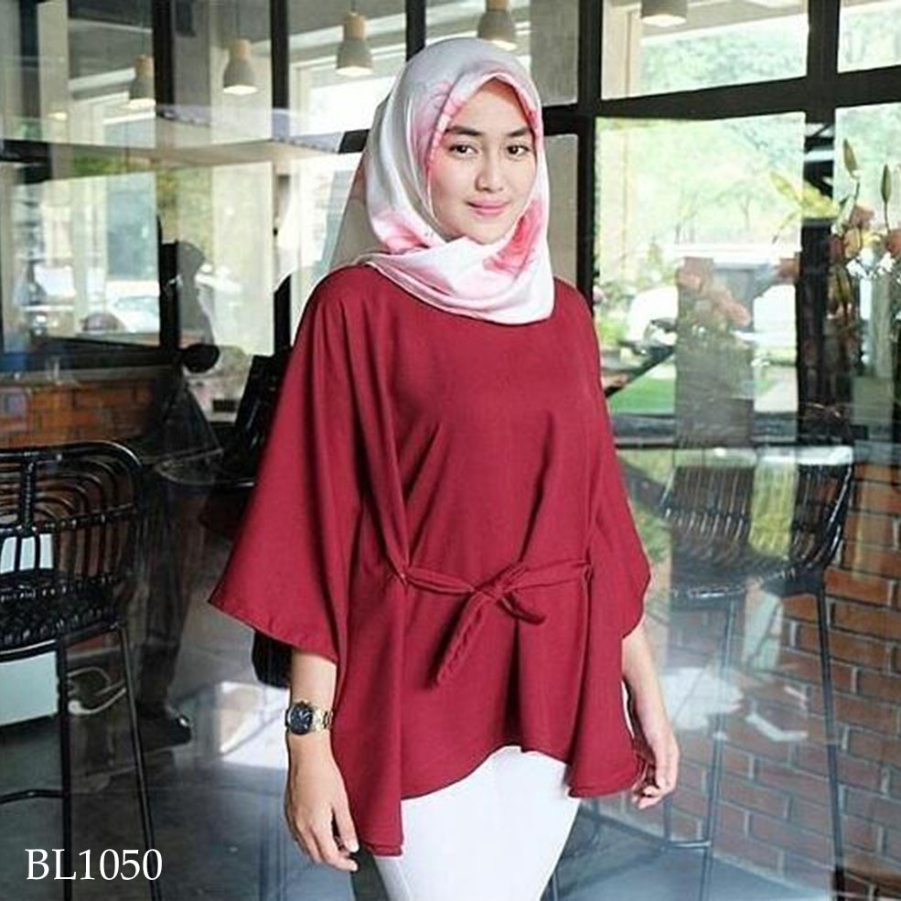 Clove Blouse Elona Batwing Top High Quality Rina Blouse Atasan Wanita BL1050