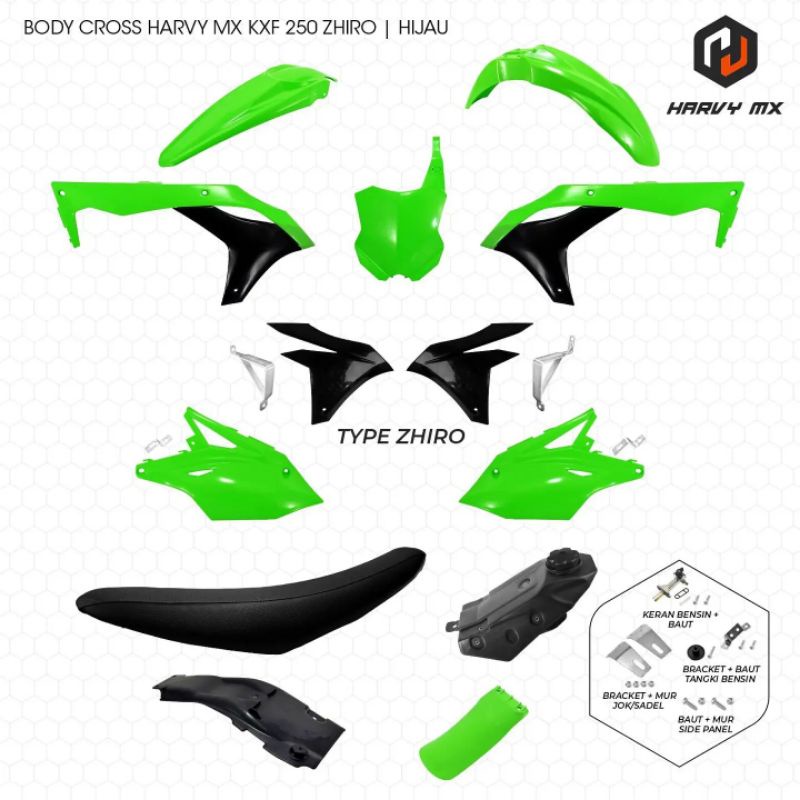 [HRV] Bodyset Body Set KX 250 KXF 450 ZHIRO 2022 pnp KLX S L G BF DTracker New 150