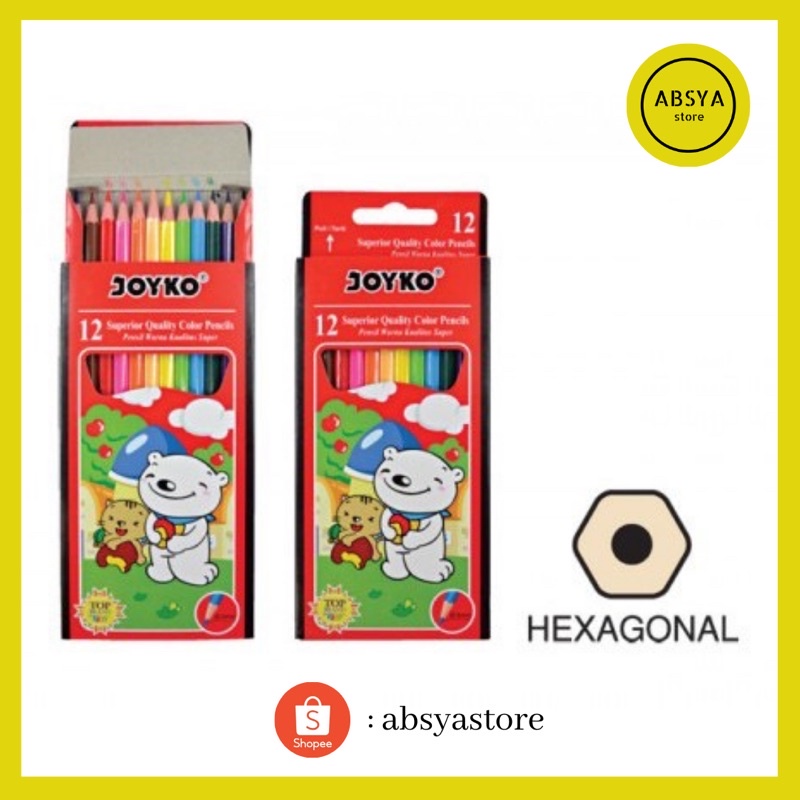 

pensil warna joyko 12 warna / pencil color