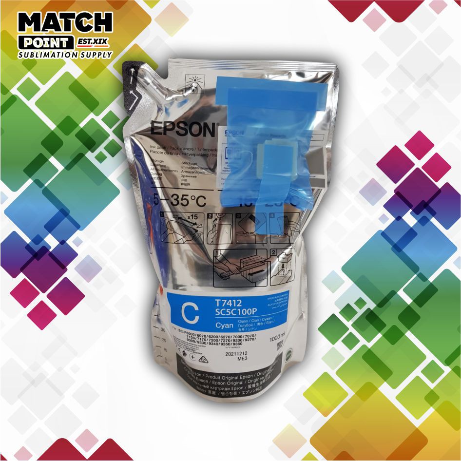 Tinta Sublim Epson Cyan F6270