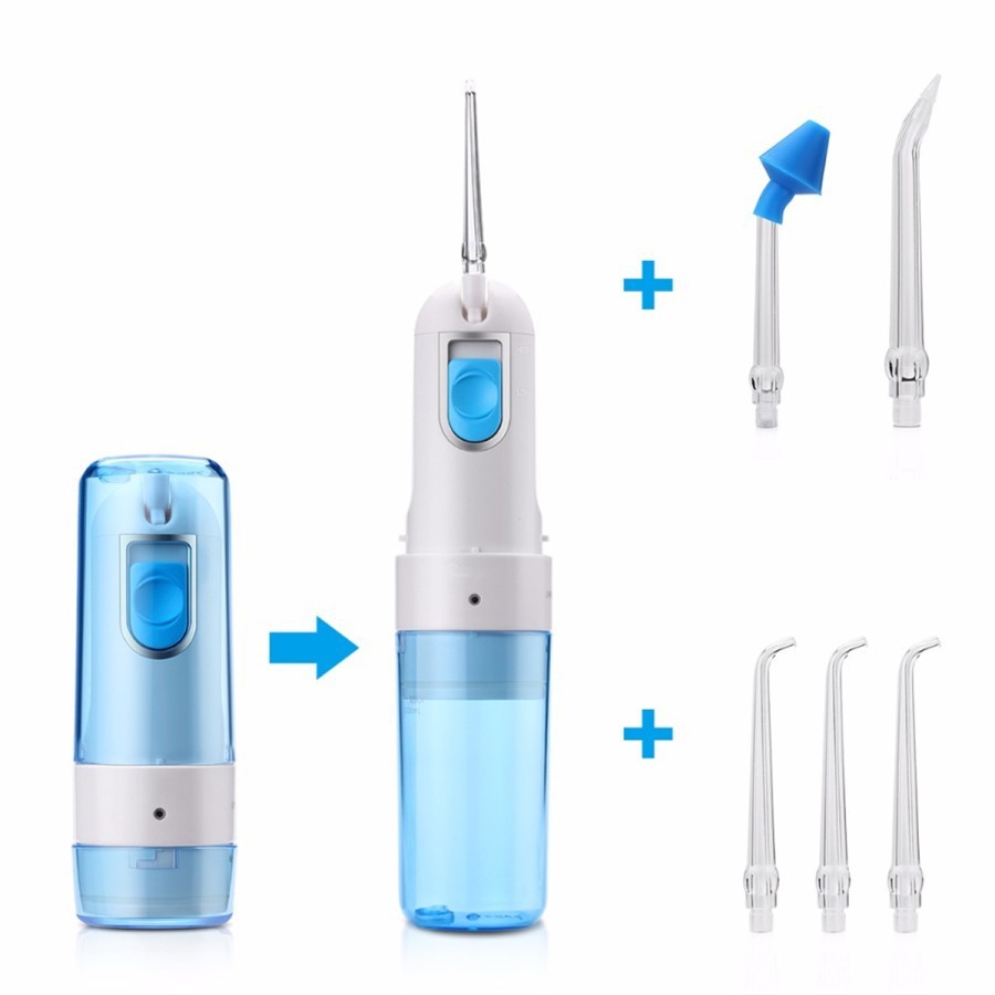 Portable Oral Irrigator Water Flosser Dental Electric Floss Water Jet Pembersih gigi