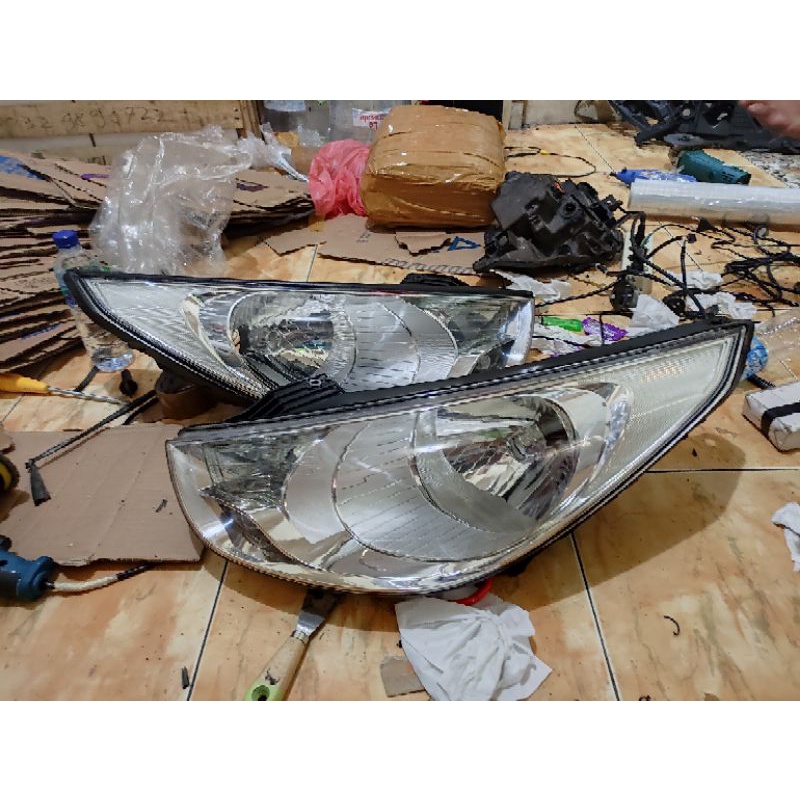 Jual Headlamp lampu depan hyundai tucson 2011 2012 2013 original Shopee Indonesia