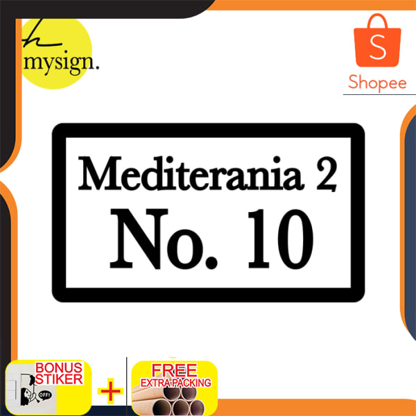 

NOMOR RUMAH 30x18 CM ACRYLIC TIMBUL Keren