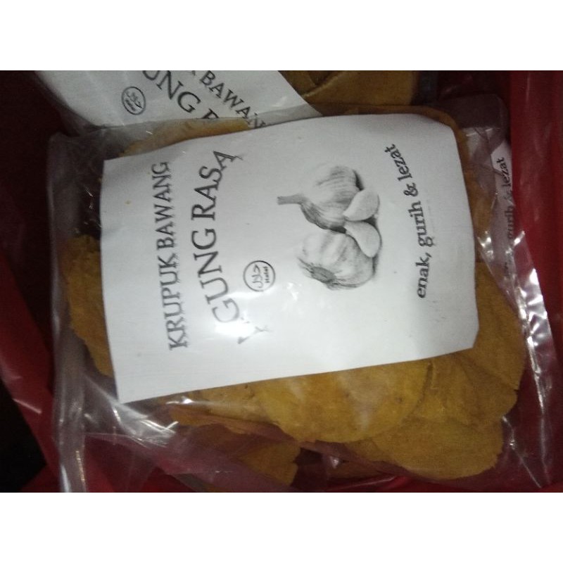 

Kerupuk Gendar Bawang Mentah 250gr