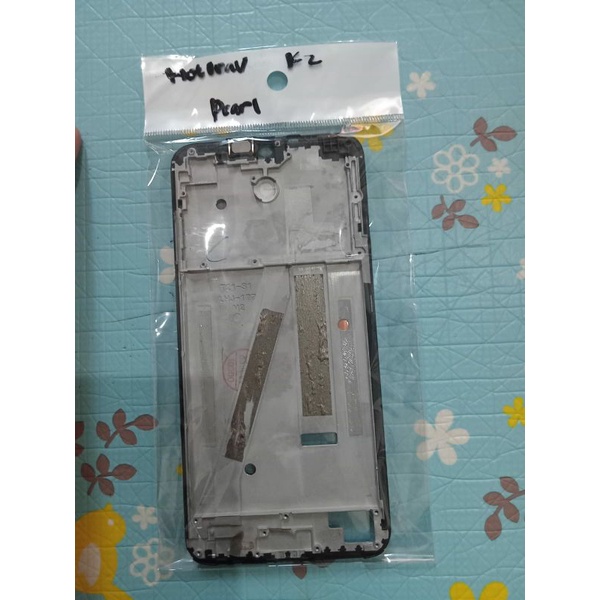 frame tulang tengah tatakan lcd hotwav K2 pearl ori cabutan