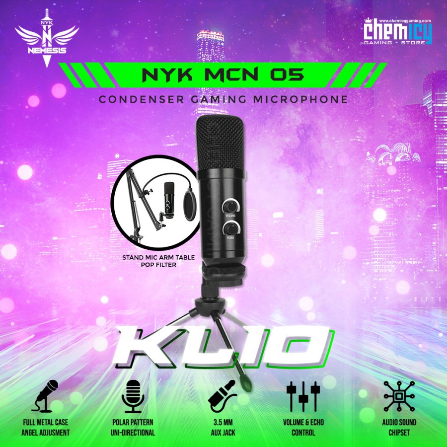 NYK MCN-05 Klio Condenser Gaming Microphone