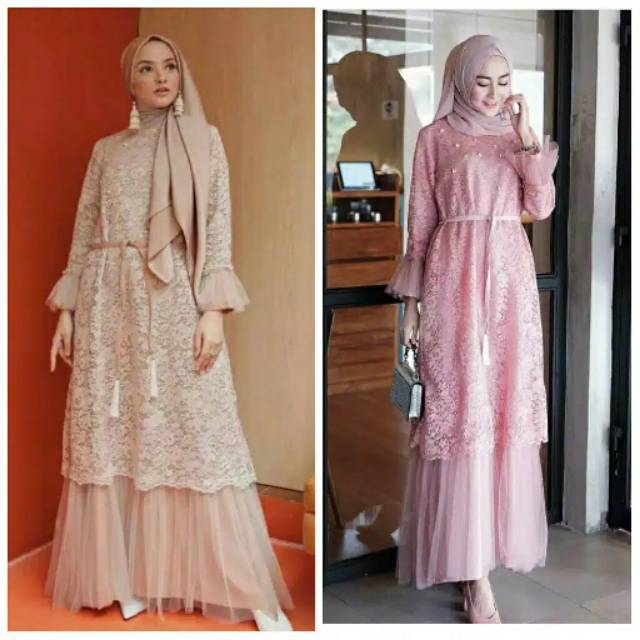 HUMAIRA DRESS/BAJU PESTA BRUKAT