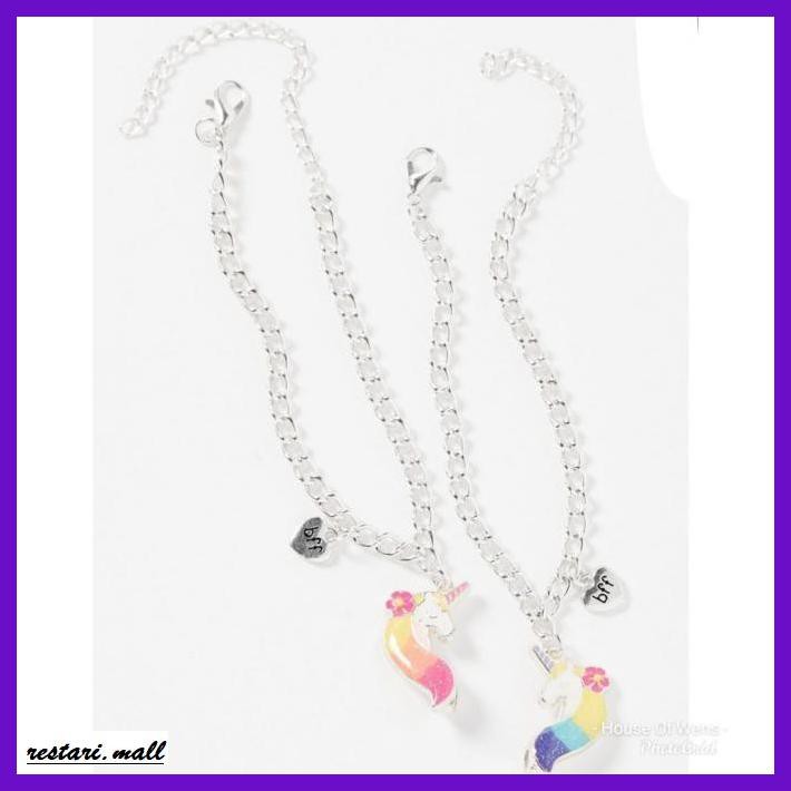 Kananasaihrep- Justice Unicorn Bff Bracelet - Gelang Bff Justice -Original.