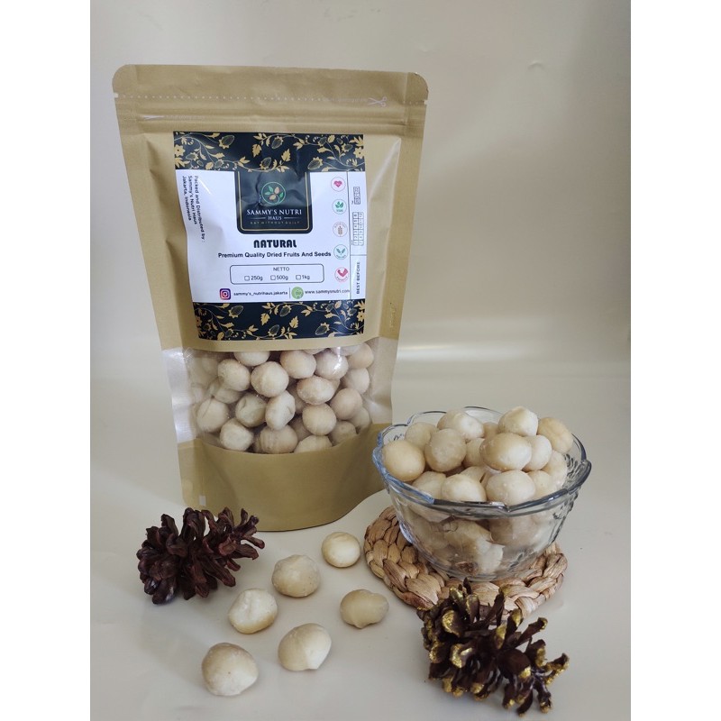 

500GM MACADAMIA WHOLE AUSTRALIAN NATURAL RAW & ROASTED(salted/unsalted)