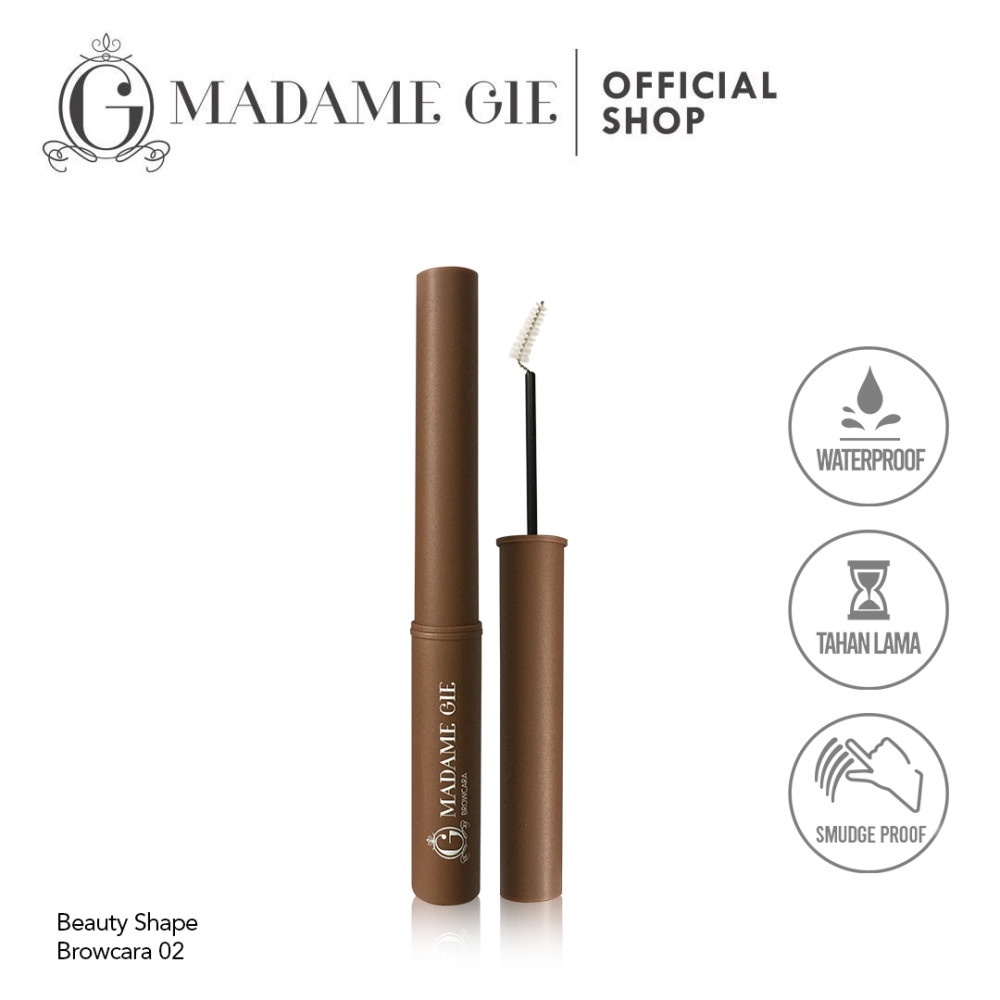 MADAME GIE BEAUTY SHAPE BROWCARA - MAKEUP MASCARA ALIS