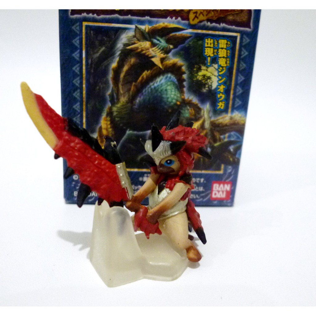 Action Figure Felyne Rathalos Armor Monster Hunter Picture Book Special Bandai