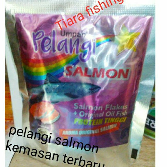 Pelangi salmon amisan umpan mancing aroma original salmon produk djempol