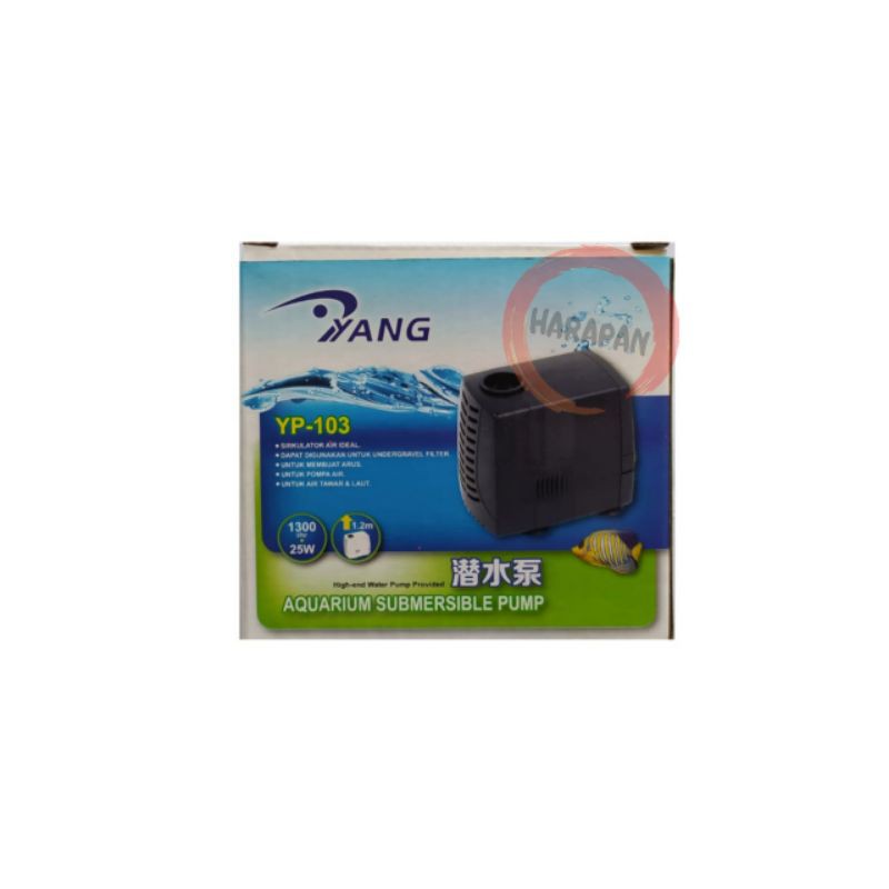 YANG YP103 YP-103 YP 103 Mesin pompa air celup kolam power head Aquarium hidroponik