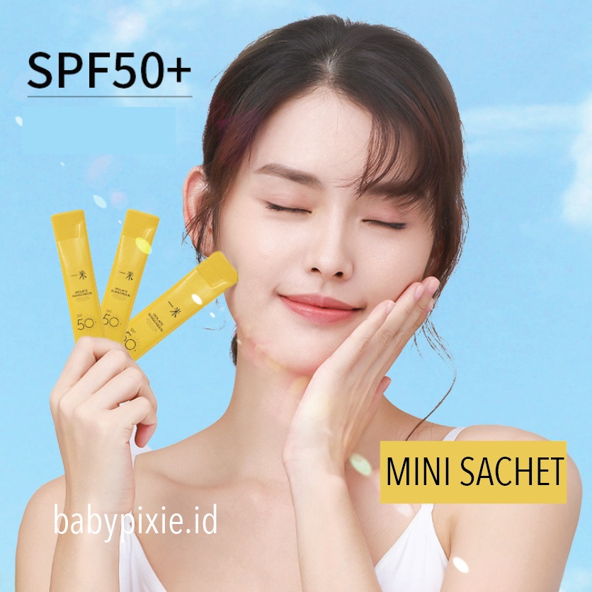 Sun Screen Isolation Sachet SPF 50 PA+ Sun Block Wajah Tahan 12 Jam EM043