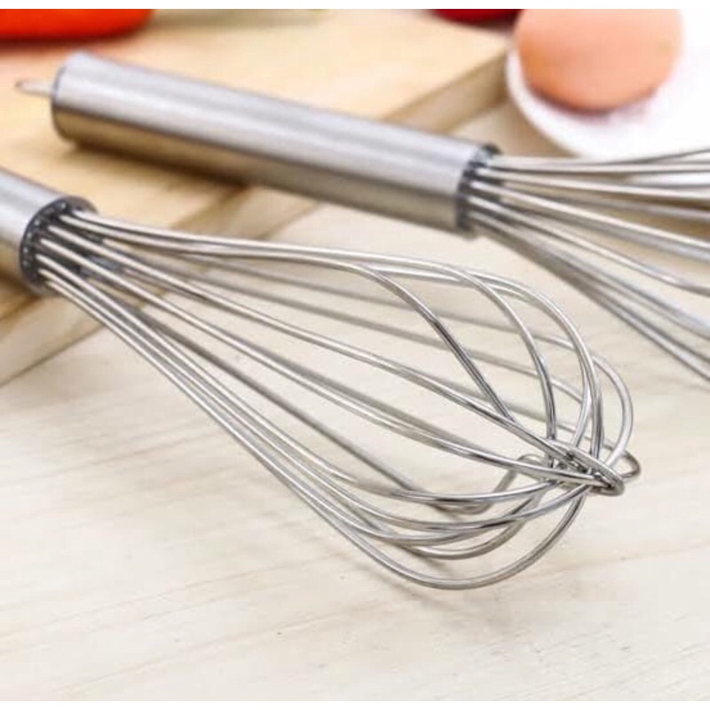 Balloon Whisk Egg Beater Pengocok Pengaduk adonan Stainless