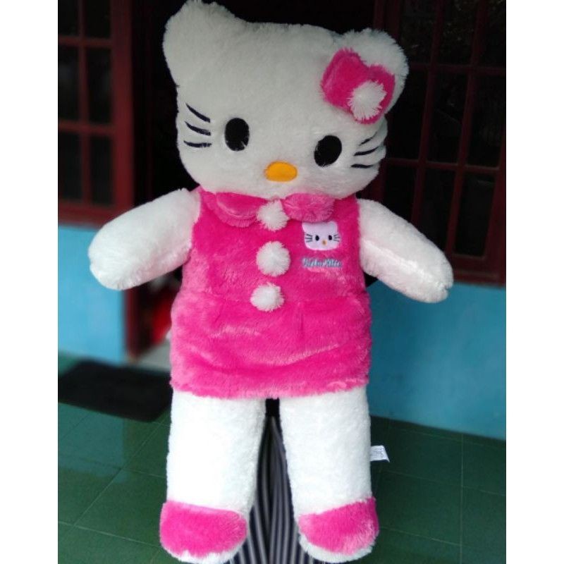 BONEKA HELLO KITTY JUMBO LUCU / BONEKA HELLO KITTY TERMURAH TERLARIS