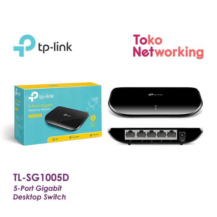 TP-LINK TL-SG1005D 5-Port Gigabit Desktop Switch SG1005D 1005d 1005