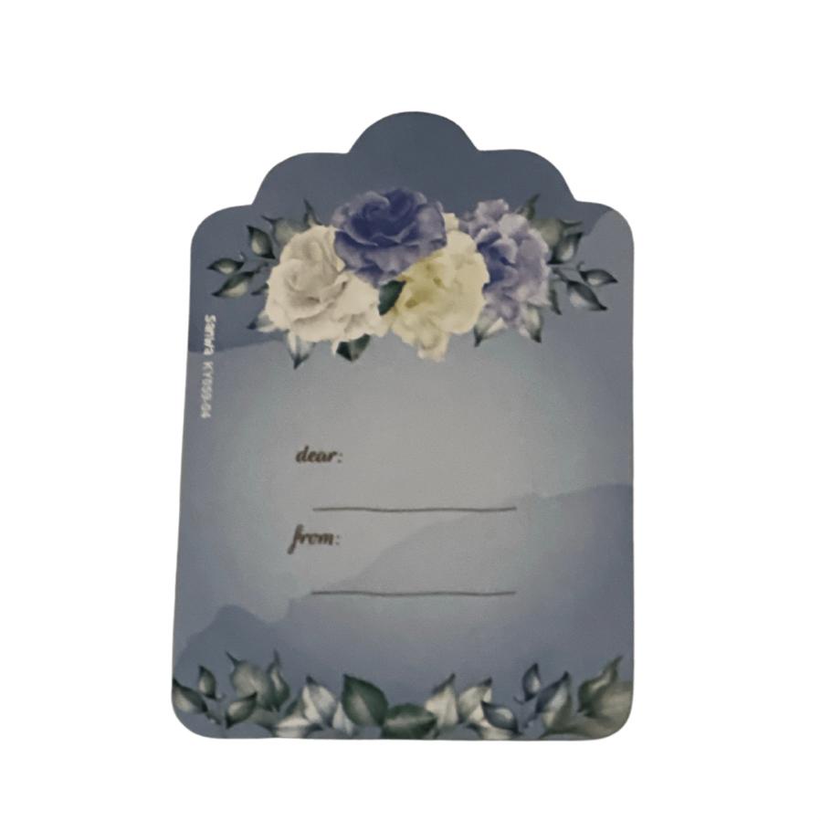 Kartu Ucapan Mini Greeting Card / Papertag Motif Elegant