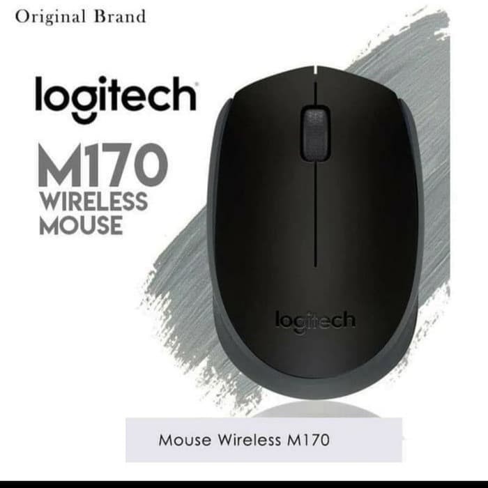 Logitech M170 ORIGINAL - wireless mouse - Garansi Resmi