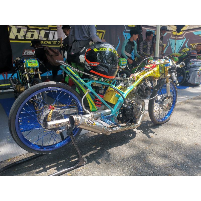Knalpot RJM Muffler Fu 200cc Full Stainless