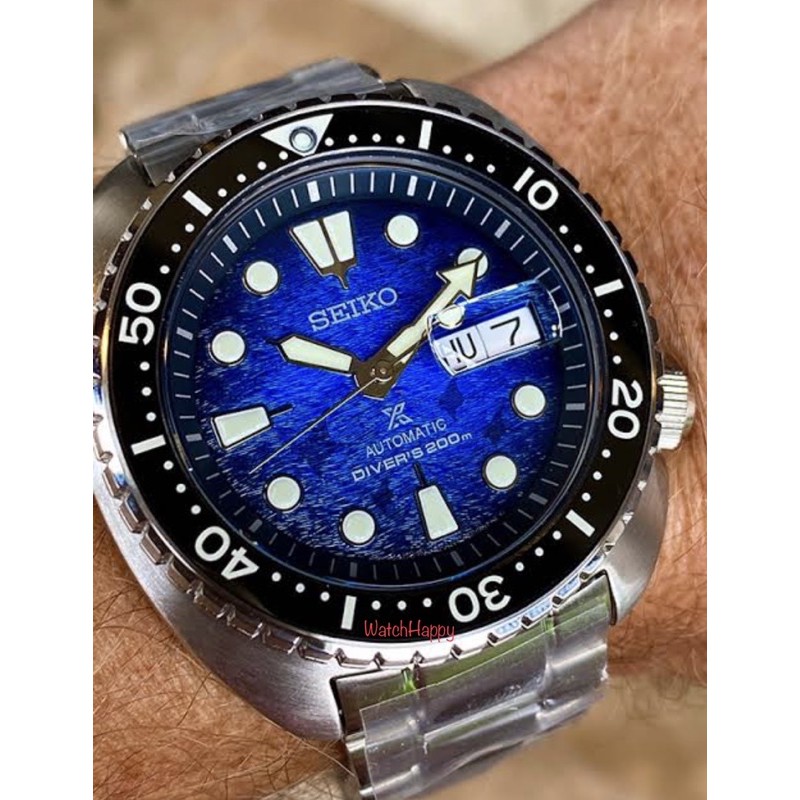 JAM TANGAN PRIA SEIKO PROSPEX SRPE39K1 / SRPE39 / SRPE39K KING TURTLE MANTA RAY SAVE THE OCEAN STAIN
